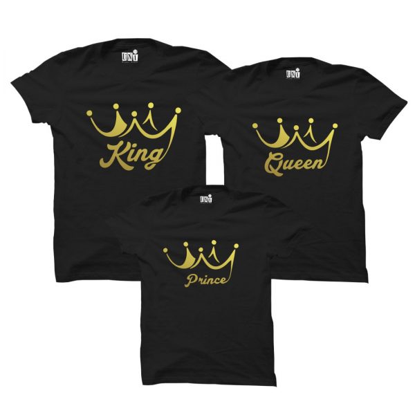 King Queen Family T-shirt